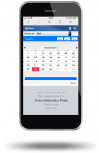 Gérez le planning de vos collaborateurs directement à partir de votre smarphone