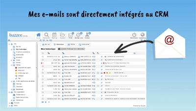 Centralisation des emails dans le logiciel CRM