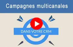 Vidéo campagnes multicanales dans le logiciel Customer relationship management